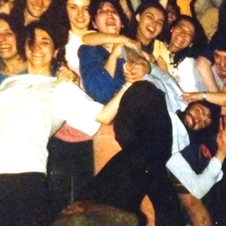 Festeggiamenti di fine Professorato  Scultura, Buenos Aires, 1987