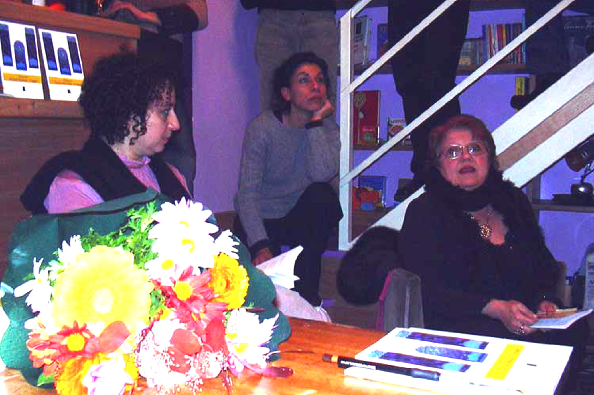 Con la scrittrice Fortuna Della Porta, Presentazione libro 'Nel fuoco del silenzio -Il Viaggio' da Fortuna Della Porta, Roma, 2005