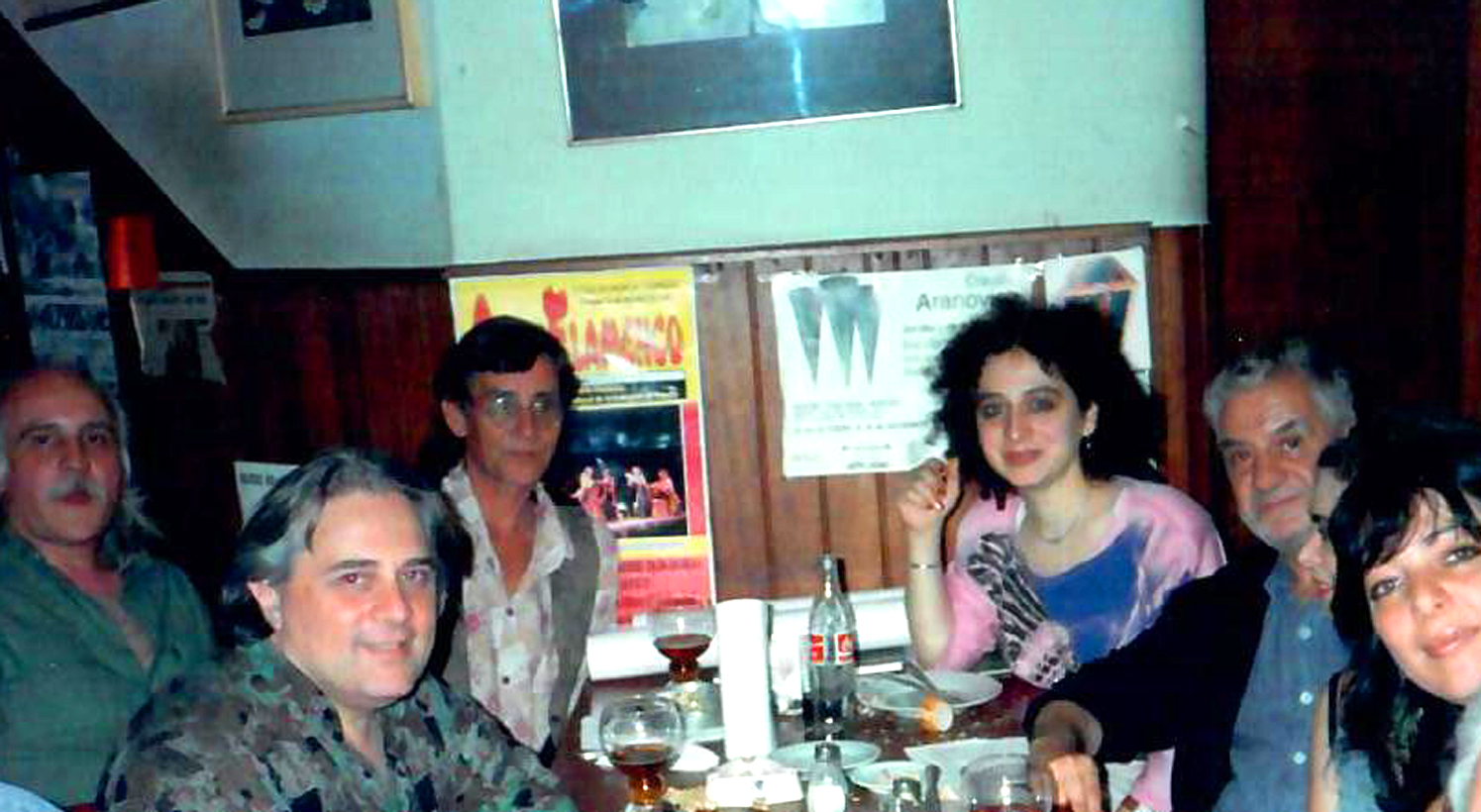 1997 - 'Barobar', nella foto accanto al pittore Pérez Celis, Buenos Aires, Argentina