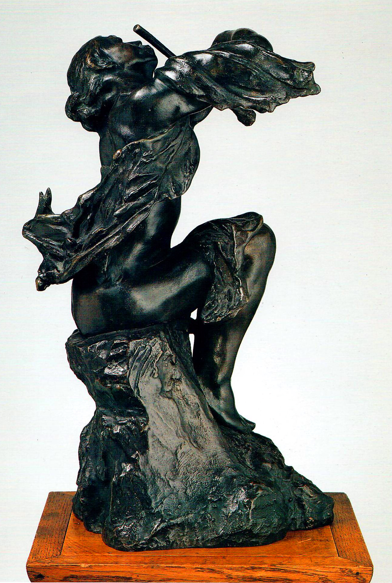 Camille Claudel, 'La suonatrice di flauto', bronzo antico, cm53x26x34, 1903-05, Collezione Privata,  Parigi.