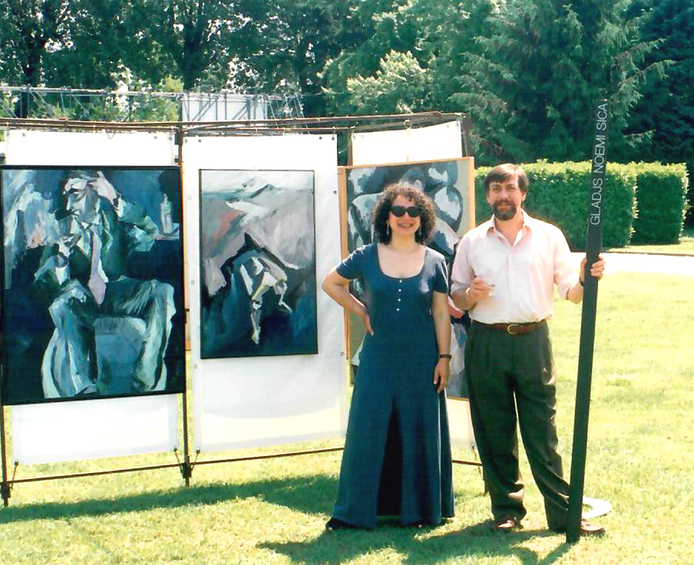 1995 - Prima Fiera d'Arte Miart, Gladys Sica, Parco Esposizioni di Novegro, Milano.