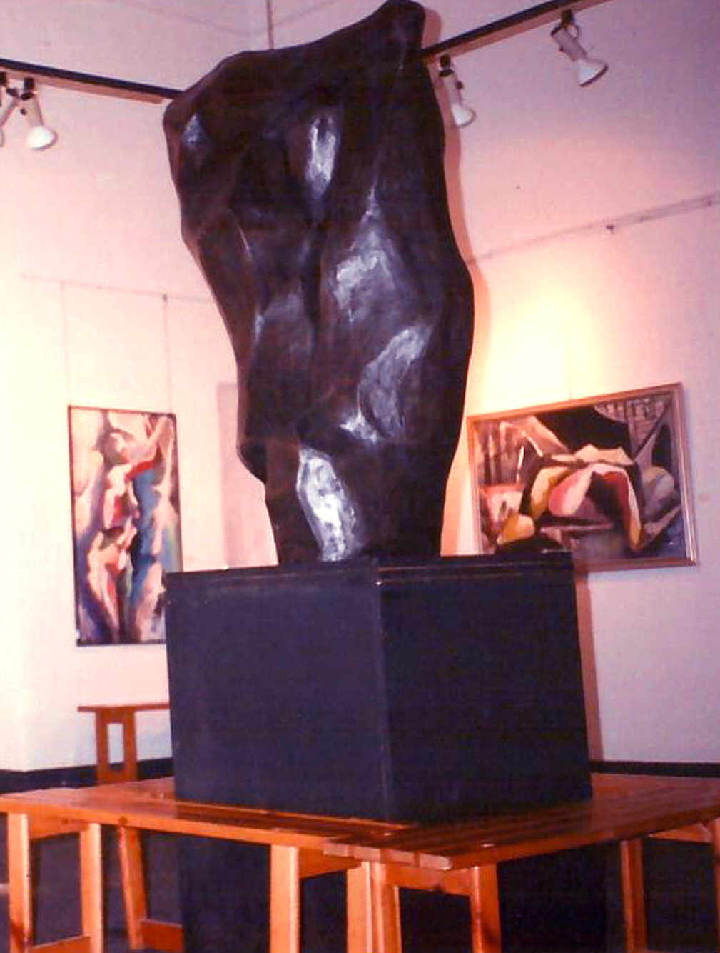 1995 - Personale, 'Tempo di Ritorno', Galleria 'Nuovo Aleph', testo critico di Domenico Cara, Milano
