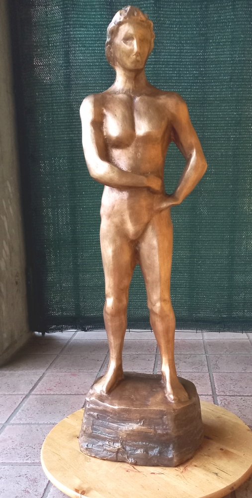 'Custode del luogo' bronzo cm23x70x16
